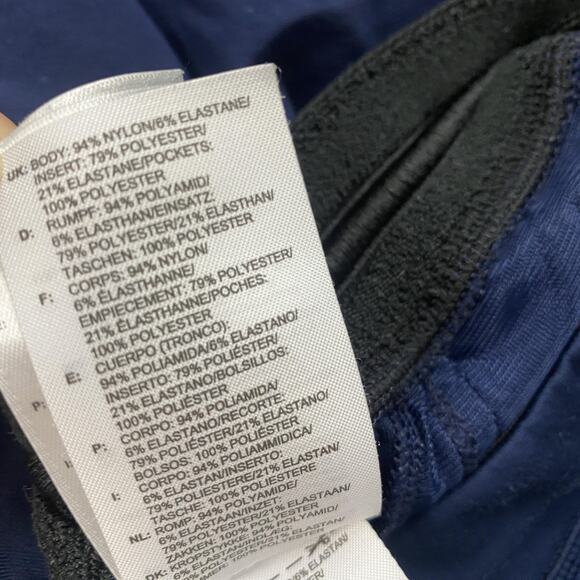 Adidas Cordura Shorts Mens Medium Blue Athletic Outdoor Running Zip Pocket - Picture 13 of 15